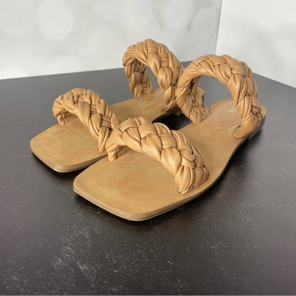 Guess Raign Slide Sandals Medium Natural Women’s Sz 9.5 - Picture 1 of 7